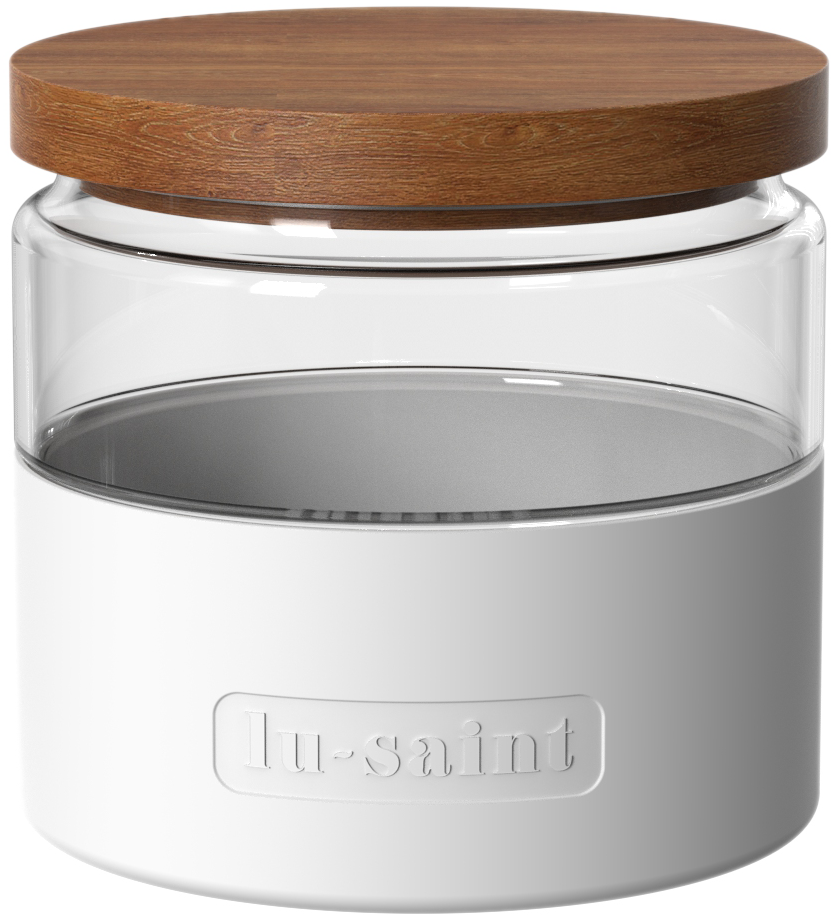 Storage Jar White LuSaint